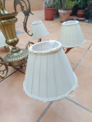 Lámpara de techo antigua de latón