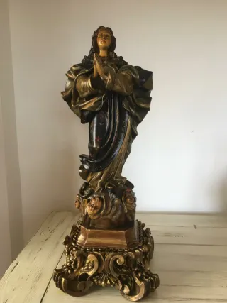 Virgen de Estuco y Yeso