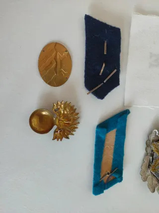 Insignias militares y parche