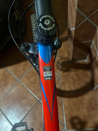 Bicicleta Megamo Azul y Roja