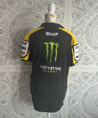 Camiseta Polo Rossi Moto GP Monster Energy