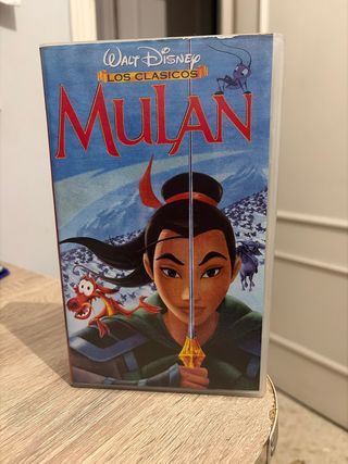 Película VHS Mulan (Español)