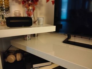 Mobile TV in legno laccato bianco