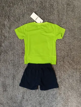 Completo T-shirt e pantaloncini orsetto