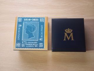Moneda 10 Euros 175 Aniversario Sello Postal nueva