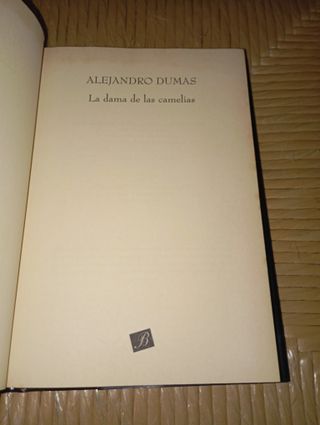 Libro: La Dama de Las Camelias (Spanish Edition)