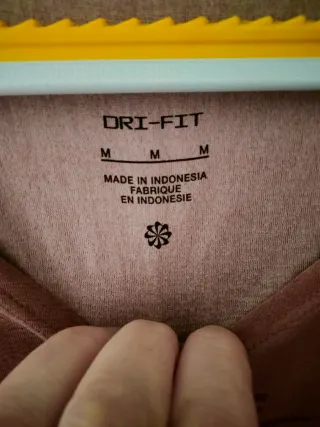 Camiseta Nike Air Deportiva Rosa envejecido