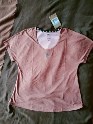Camiseta Nike Air Deportiva Rosa envejecido