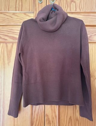 Conjunto 2 jerséis gris y marrón