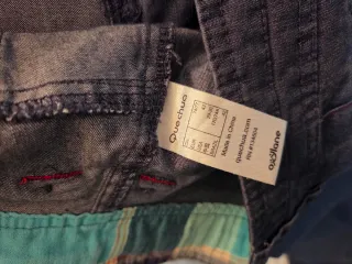 Pantalón mujer convertible Quechua azul