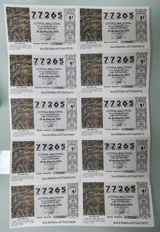 Lotería Antigua 58 SERIES COMPLETAS