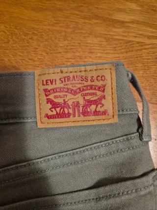 Levi's 710 Super Skinny Jeans Verdes t27