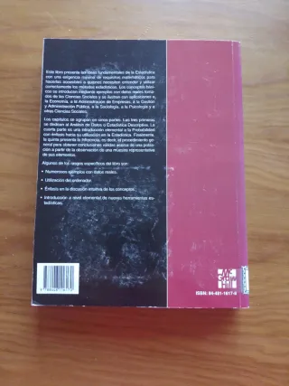 Introduccion a la estadistica para las ciencias...