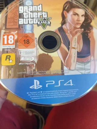 Grand Theft Auto V PS4 Blu-ray Disc