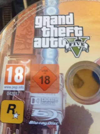 Grand Theft Auto V PS4 Blu-ray Disc