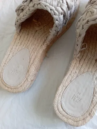 Sandalias H&M Beige Talla 37 Mujer