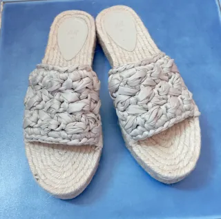 Sandalias H&M Beige Talla 37 Mujer