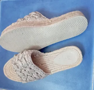 Sandalias H&M Beige Talla 37 Mujer