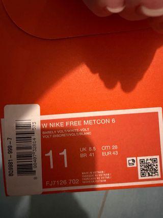 Nike Free Metcon 6 per CrossFit