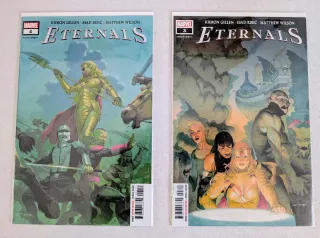 ETERNALS - N° #1,2,3,4,5 y 6 +Sketchbook+Never Die