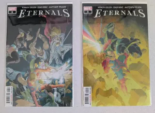 ETERNALS - N° #1,2,3,4,5 y 6 +Sketchbook+Never Die