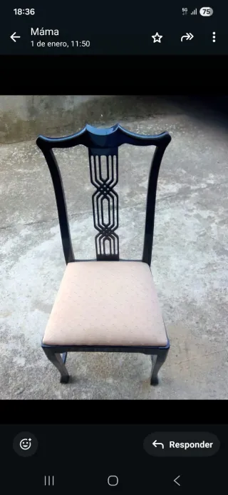 Sillas de comedor estilo clásico