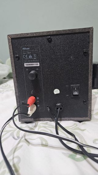 Altavoces Trust 2.1 Subwoofer Negro