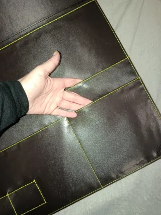 Portafolio de oficina de piel