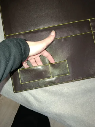 Portafolio de oficina de piel