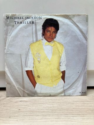 Single Michael Jackson Thriller. Perfil solidario