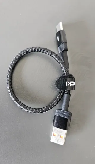 Cable USB-C a USB-C 60W Negro