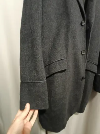 Abrigo paño hombre Fórmula Joven gris