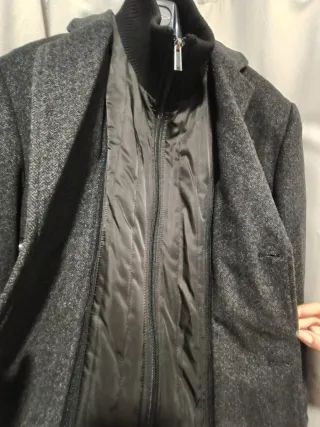 Abrigo paño hombre Fórmula Joven gris