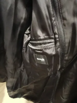 Abrigo paño hombre Fórmula Joven gris