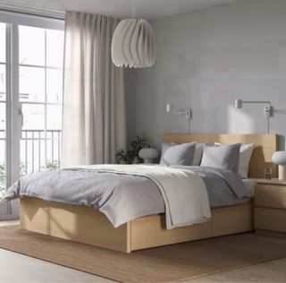 Cama doble con 4 cajones grandes