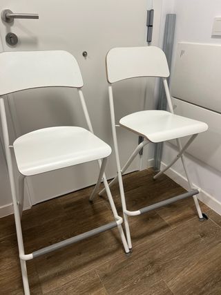2 Sillas Altas IKEA Blancas