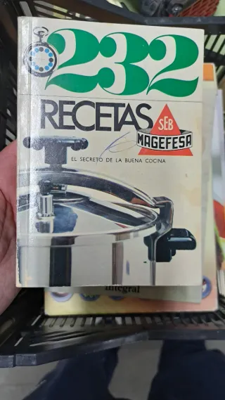 Libros de cocina recetas comida culinarios sueltos