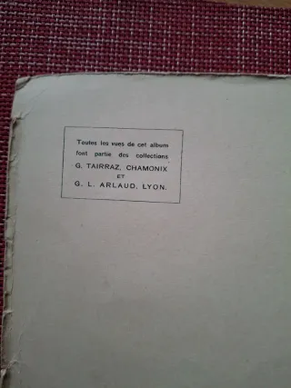 Álbum Fotos Antiguas Valle de Chamonix Mont-Blanc