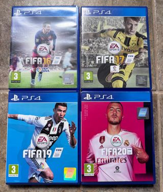 Colección FIFA PS4 (16, 17, 19, 20)