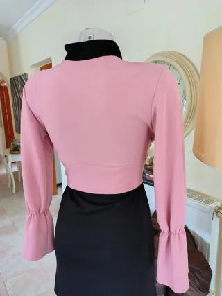 Bolero rosa elegante Made in Italy Talla S