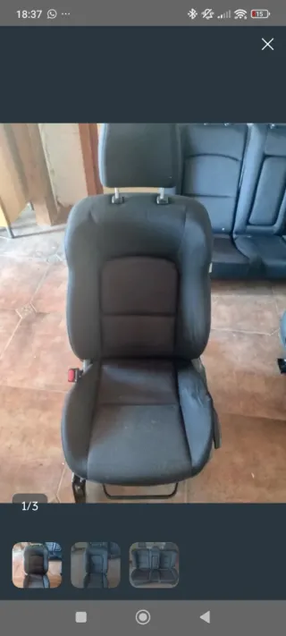 Asientos Mazda 3 2008 Cuero Negro