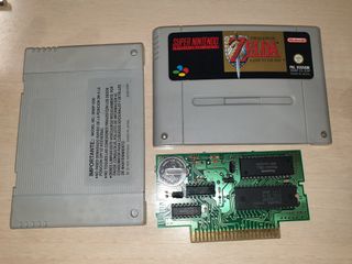 The Legend of Zelda SNES PAL ESP Cartucho