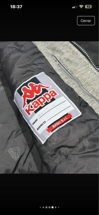 Chaqueta Kappa Windbreaker Retro Talla XXL