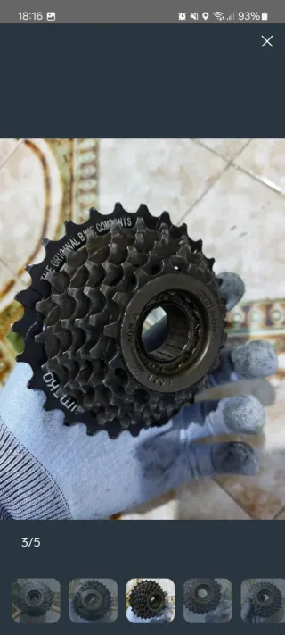 Pack Accesorios Bici: Pata, Piñón y Guardabarro