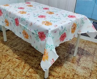 Mantel flores multicolor