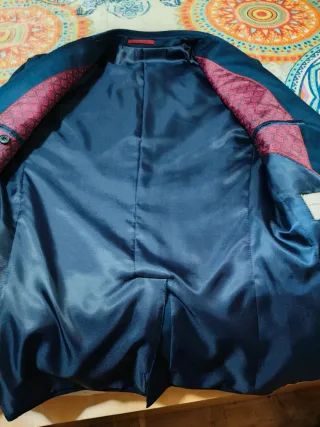 Traje azul Núñez de Arenas