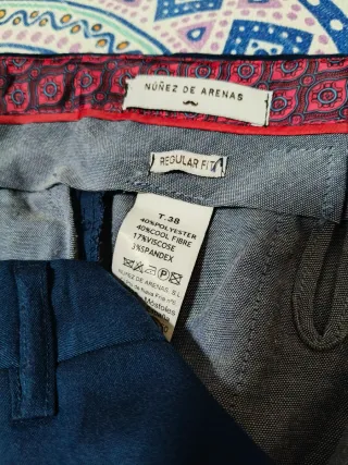 Traje azul Núñez de Arenas