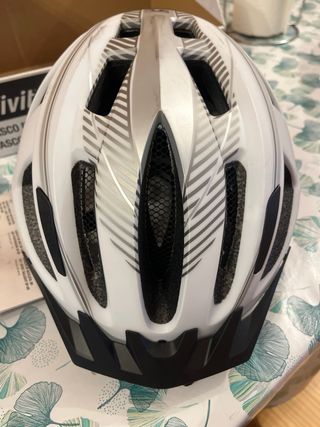 Casco Ciclismo Crivit con Luz, con etiquetas y caj
