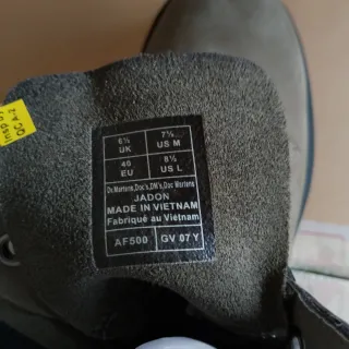 Dr Martens Jadon Nubuck Grigio Tg 40