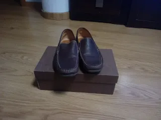 Zapatos de piel marrones talla 45